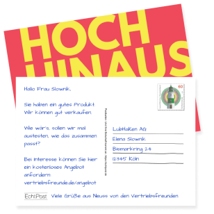 EchtPost - Postkarten zur Akquise